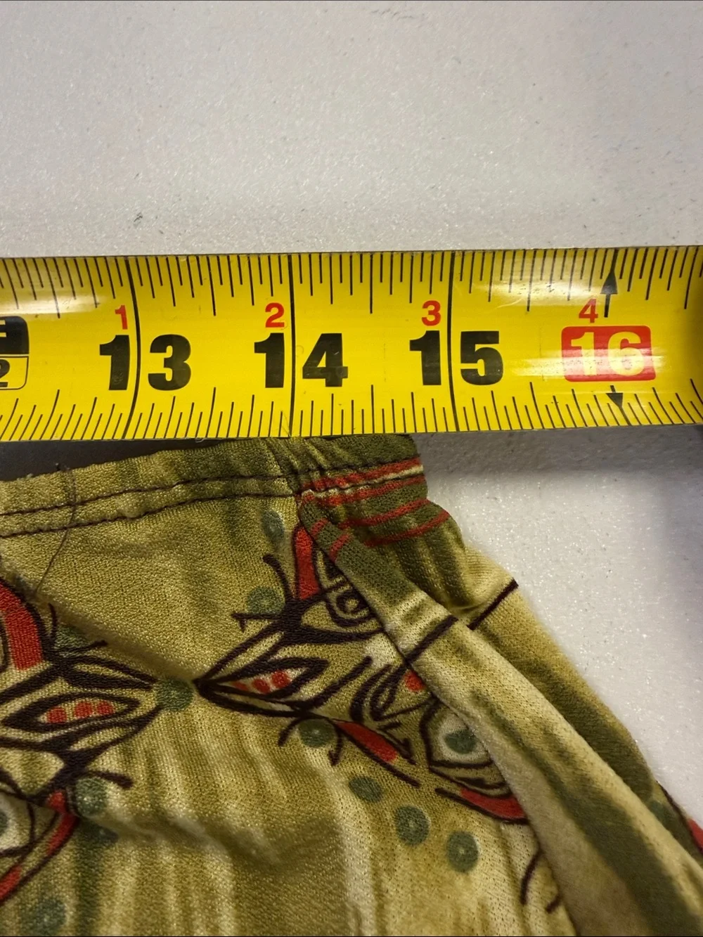 Julie’s Closet USA Olive Green Boho Tiered Midi Skirt Tribal Geometric Y2K L/XL